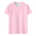 thumbnail image 2 of Womens T Shirts Loose Fit Short Sleeve Crewneck Basic Tees Oversized Tshirts for Women Casual Summer Tops Everyday Street Fashion, 2 of 3