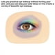 thumbnail image 3 of Herramienta de entrenamiento de sombras de ojos, simulación de modelos de cosméticos faciales, accesorio de práctica para principiantes, Ayudas para vestirse con gancho de botón Lado derecho Vogacara CE014517-02, 3 of 6