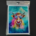 thumbnail image 3 of Hippie Animal Malvi Cow Greeting Cards Pack of 8 7 in x 5 in, 3 of 3