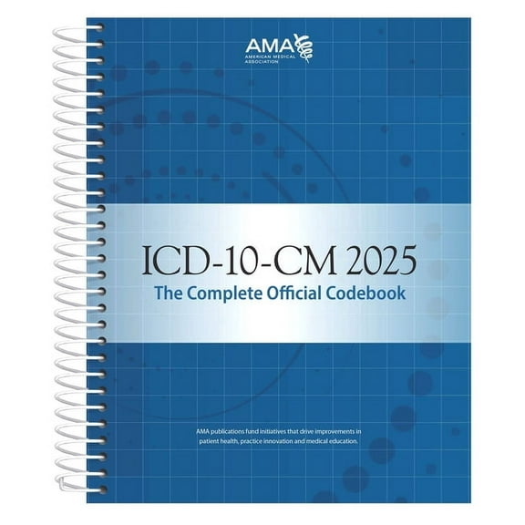 ICD-10-CM 2025 the Complete Official Codebook, (Spiral-Bound)