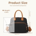 thumbnail image 4 of Sunyuer Diaper Bag Tote, Travel Stylish Mommy Bag with Stroller Clips, Large Capacity Hospital Bag for Labor and Delivery, 4 of 10
