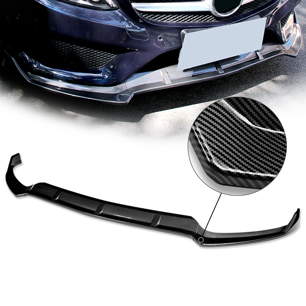 For 2015 to 2018 MercedesBenz W205 Sport CClass Carbon Fiber Look