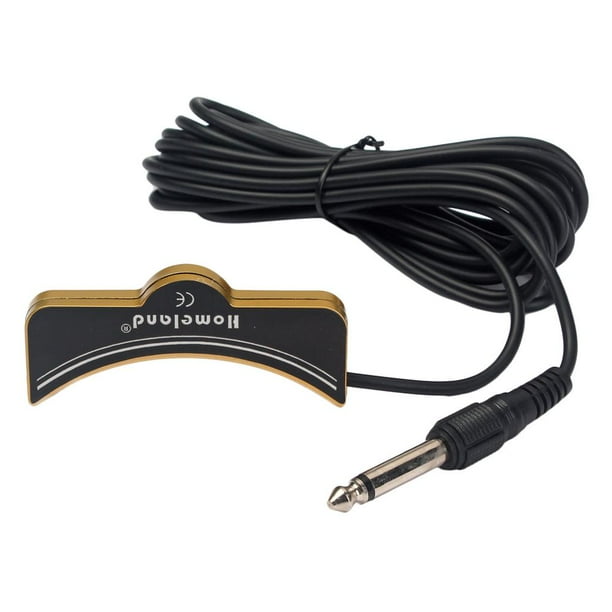 Amplificador de Tono CUTICAT de Orificio de Sonido con Clip para Pastilla de Guitarra Acústica Clásica Cable de 6,35 Mm 5M