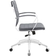 thumbnail image 5 of Home Square 2 Piece Mid Back Vinyl Office Chair with Arm Set in Gray, 5 of 5