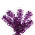 thumbnail image 2 of Vickerman 9' Purple Pencil Artificial Christmas Tree with 550 Purple LED Lights, 2 of 2