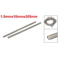 thumbnail image 4 of 1.5mmx10mmx305mm 304 Stainless Steel Compression Springs Silver Tone 2pcs, 4 of 5