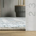 thumbnail image 2 of nuLOOM Westlyn Faded Medallion Area Rug, 2' x 8', Runner, Westlyn Blue, 2 of 8