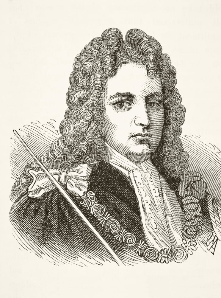 Robert Harley 1St Earl Of Oxford And Earl Mortimer 1661 To 1724 English Statesman From The National And Domestic History Of England By William Aubrey Published London Circa 1890 Canvas Art - Ken Welsh