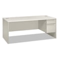 thumbnail image 2 of HON 38000 Series Right Pedestal Desk, 72" x 36" x 30", Light Gray/Silver, 2 of 2