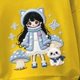 thumbnail image 7 of 7-8T Boys Girl Clothes Set Crewneck Sweatshirt Long Sleeve Tops + Jogger Pants Fall Winter Outfits 3T 4T 5T 6T 7T 8T 9T 10T Kids Yellow Outfits, 7 of 7