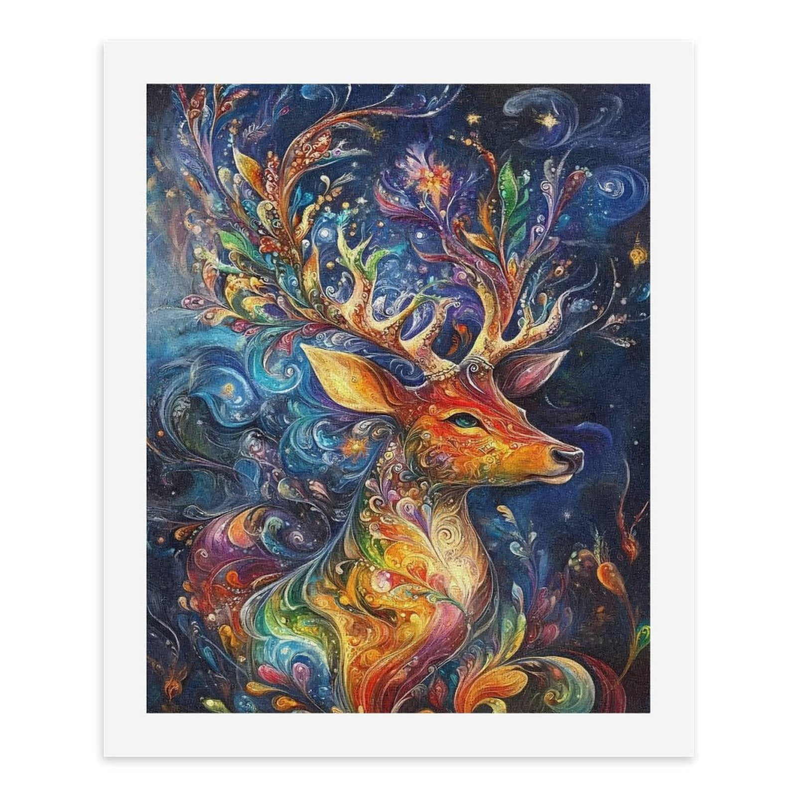 Paint By Numbers Kit for Adults Beginner - DIY Vibrant Majestic Animal Art Canvas Painting Kits for Adults, Frameless Paint By Number for Adults for Home Wall Decor 16x20 Inch