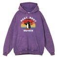 thumbnail image 4 of Sudadera con capucha holgada de gran tamaño para hombre, estilo retro, desgastado, lavado Noot Noot Pingu, estilo retro, divertida, Ulzzang, 100 % algodón, 4 of 4