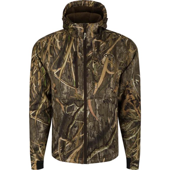 Drake Waterfowl Men's MST Full Zip Hole Shot Hooded Windproof Eqwader