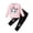 Q02-Pink, variant on Taybagh Girls Outfits Size 2 Long Sleeve Clothes for Girls Sweatshirt Pants Set Fall Chic Baby Outfits Pink 2-3 Years