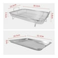 thumbnail image 5 of Fryer Basket for Oven,Stainless Steel Crisper Tray and Pan, Deluxe Fry in Your Oven, 2-Piece Set, for the Grill, 5 of 5
