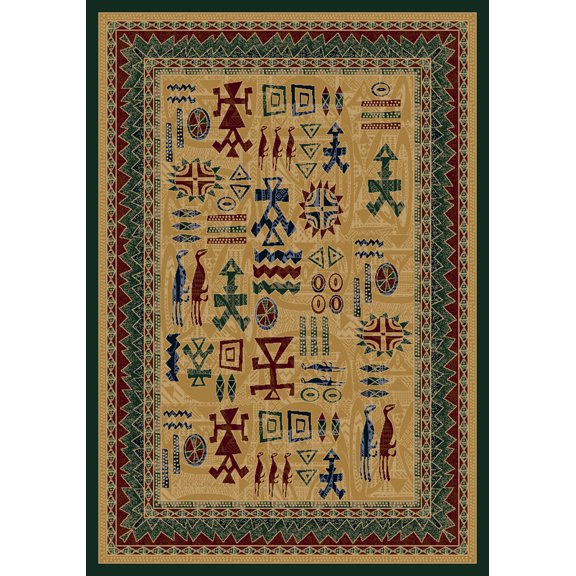 Milliken Signature Area Rug LIMOGES TOPAZ EMERALD Limoges Topaz Emerald 7' 7" x 7' 7" Round