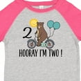 thumbnail image 4 of Inktastic 2nd Birthday Bear on Bicycle 2 Year Old Boys or Girls Toddler T-Shirt, 4 of 5