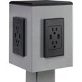 thumbnail image 4 of Lorell LLR34000 Mobile Power Tower, Gray, 4 of 4