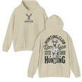 thumbnail image 3 of "Deer Hunting Club Hoodie – Vintage Buck Design, Outdoor Hunter Sweatshirt for Men and Women, Est. 1988 Deer Spirit Graphic", 3 of 6