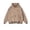 Khaki, variant on SUXIAN Hooded Sweatshirt Women Distressed Oversized Washed Long Sleeve Soft Lined Womens Hoodies Mï¼1ï¼