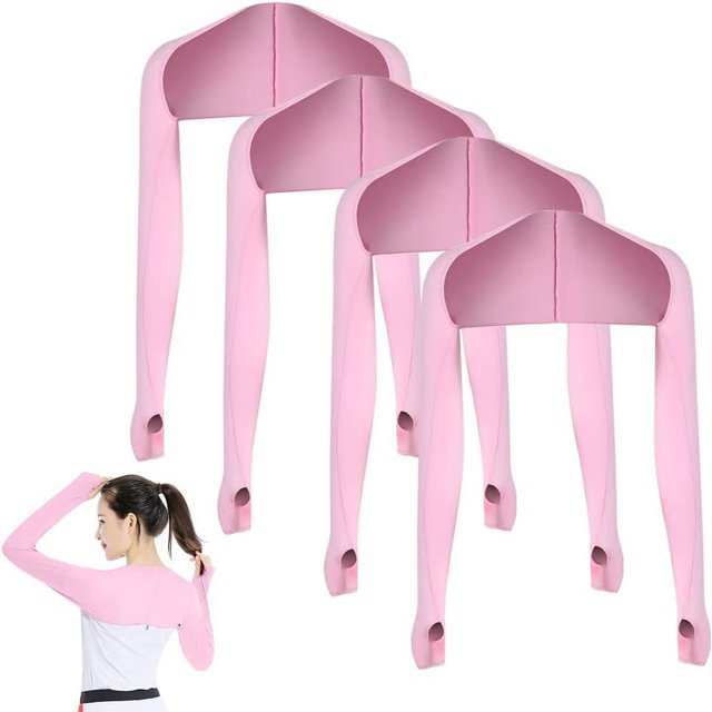 HUGFEGWE 4 Pcs Châle Rafraîchissant pour Femmes Manches de Bras Protection Solaire Châle Manches pour Couvrir les Bras pour Femmes CJB91-79260