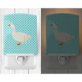 thumbnail image 2 of Caroline's Treasures BB8076CNL Sebastopol Goose Blue Check Ceramic Night Light, 6x4x3", multicolor, 2 of 2