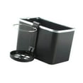 thumbnail image 4 of Dualoai Car Armrest Storage Box with Cup Holder Automotive Accessories Tissue Holder Black, 4 of 9