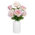 thumbnail image 4 of 13" Artificial Silk Pink Rose Spring Pick, for Indoor Use, by Mainstays, 4 of 8