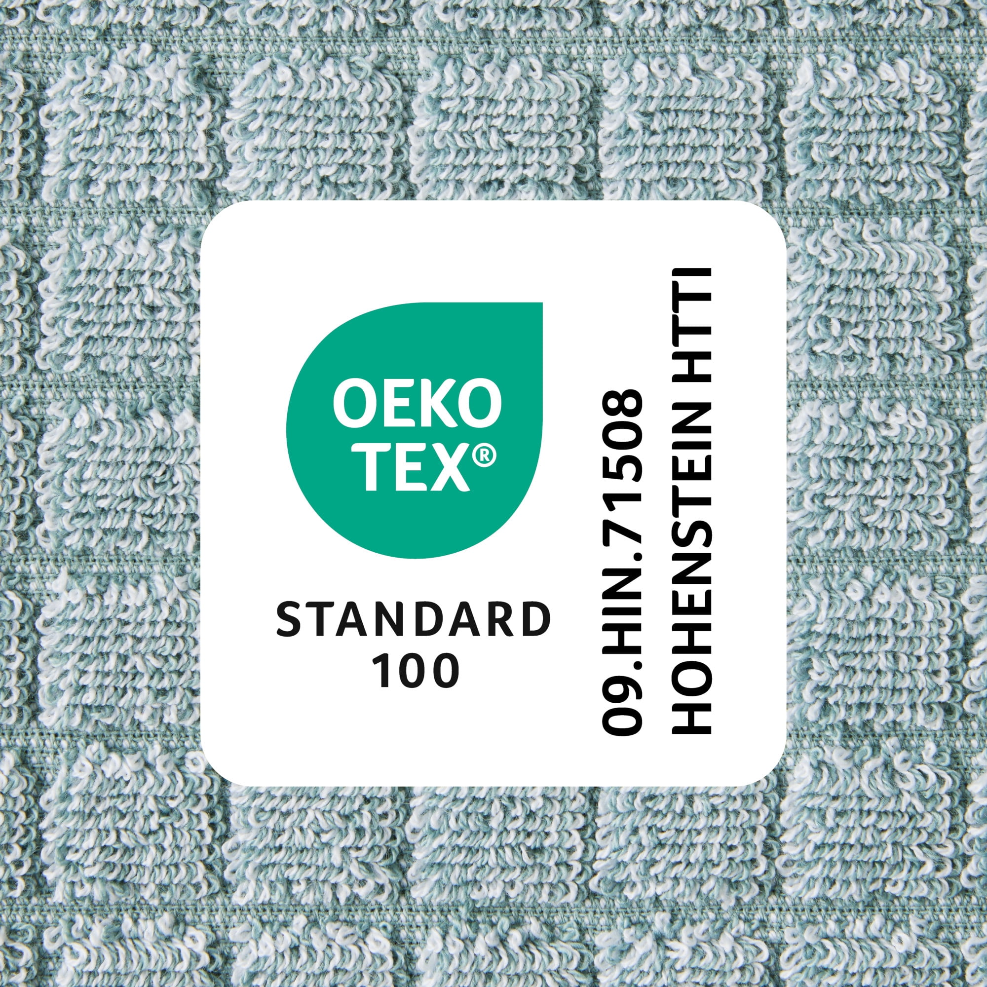 TOWN & COUNTRY EVERYDAY 6-Piece Textured Windowpane Set, 2-Bath Towels, 2-Hand Towels, 2-Washcloths, 100% Cotton, Plush & Absorbent 550GSM, Aqua Blue