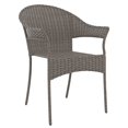 thumbnail image 3 of Mainstays Pebbleton Patio Wicker Chair - Grey, 3 of 7
