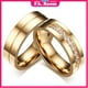 thumbnail image 2 of Anillo De Pareja De Moda Para Mujeres Hombres Amantes De Titanio Anillos De Boda De Acero Inoxidable, 2 of 4