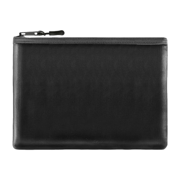 Fireproof Money Bag for Cash (13.4x9.4") – Waterproof Document Holder with Zipper, Protects Important Papers, Passports & Valuables from Fire & Water – Secure Storage for Home, Office & Travel