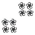 thumbnail image 4 of ZheElen Premium Archery Bow String Stabilizer Vibration Absorber Dampeners Enhanced Performance Black 2Set, 4 of 6
