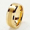 thumbnail image 3 of Shiny Gold Tungsten Wedding Ring, 3 of 4