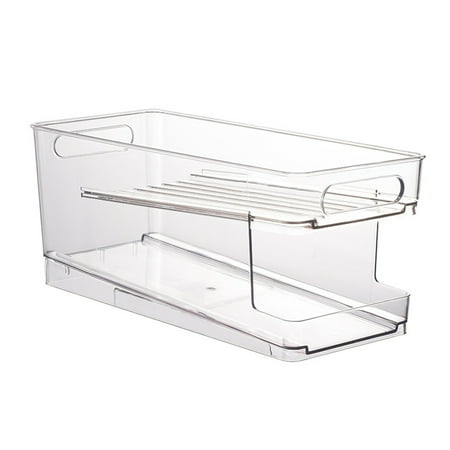

Beverage Holder Can Organizer Rack Stackable Storage Organizer Tray Rack For Refrigerator Kitchen New