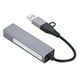 thumbnail image 2 of Adaptador de red USB 3.0 Hub Aleación de aluminio USB3.0 a Hub de tarjeta de red Gigabit, 2 of 9