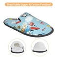 thumbnail image 3 of Fotbe Building Truck Pantuflas Peludas para Mujer con Estampado, Zapatillas de Peluche, Zapatos de Invierno para Casa, Uso Interior y Exterior-Medium, 3 of 8