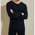 thumbnail image 2 of Guardurnaity Conjunto de ropa interior térmica de estilo informal para hombre de otoño, capa Base para hombre, Tops cálidos, Kit de pantalones, ropa de Ropa interior Negro SG Guardurnaity AP013784-02, 2 of 6