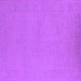 thumbnail image 1 of Ahgly Company Machine Washable Indoor Square Oriental Purple Industrial Area Rugs, 8' Square, 1 of 4