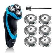 Comfortcut Replacement Heads for Philips Norelco Electric Shaver Series 1000, 2000, 3000 and S738 with Durable Sharp Blade, SH30 Philips Heads, 6-Pack