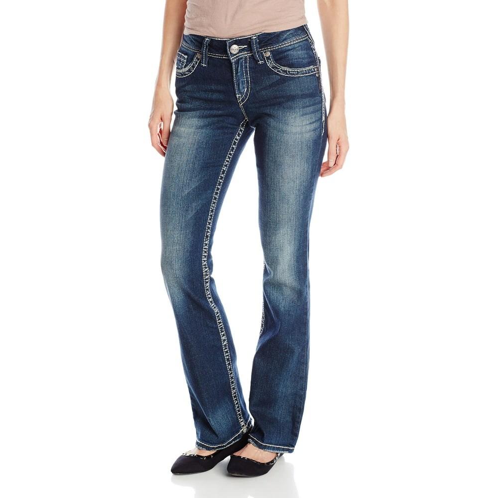 Silver Jeans - Womens Jeans 30X32 Bootcut Low-Rise Stretch 30 - Walmart ...