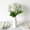 White, variant on XYRSRUW Artificial Flowers, Realistic Faux Daffodils with Vibrant Colors, Lifelike Floral Arrangements, Decorative Spring Blooms for Home and Events(Hot Pink)