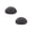 Black, variant on Natural Konjac Fiber Face Wash Sponge Puff - Gentle Exfoliating Cleanser, 2.76in Diameter, Chemical-Free, Soft Texture, Skin Friendly, Daily Facial Cleansing, Bamboo Charcoal Option, Travel, Women