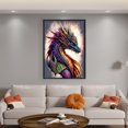 thumbnail image 2 of Hilo Algodón Bordado Punto Cruz Con Dragón 11CT 40x60cm, 2 of 9