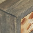 thumbnail image 4 of vidaXL Bedside Cabinet Grey 40x30x50 cm Solid Mango Wood, 4 of 4