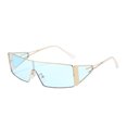 thumbnail image 1 of Gafas de sol retro rectangulares envolventes para hombre y mujer y gafas de sol cuadradas pequeñas de los años 2000, 1 of 3