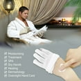 thumbnail image 3 of EvridWear Unisex Moisturizing Cotton Touchscreen Lightweight Gloves (6 Pairs, L/XL, White), 3 of 9