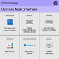 thumbnail image 3 of HP 15.6" FHD Laptop, Intel Core i7-1165G7, 16GB RAM, 512GB SSD, Spruce Blue, Windows 11 Home, 15-dy2762wm, 3 of 13
