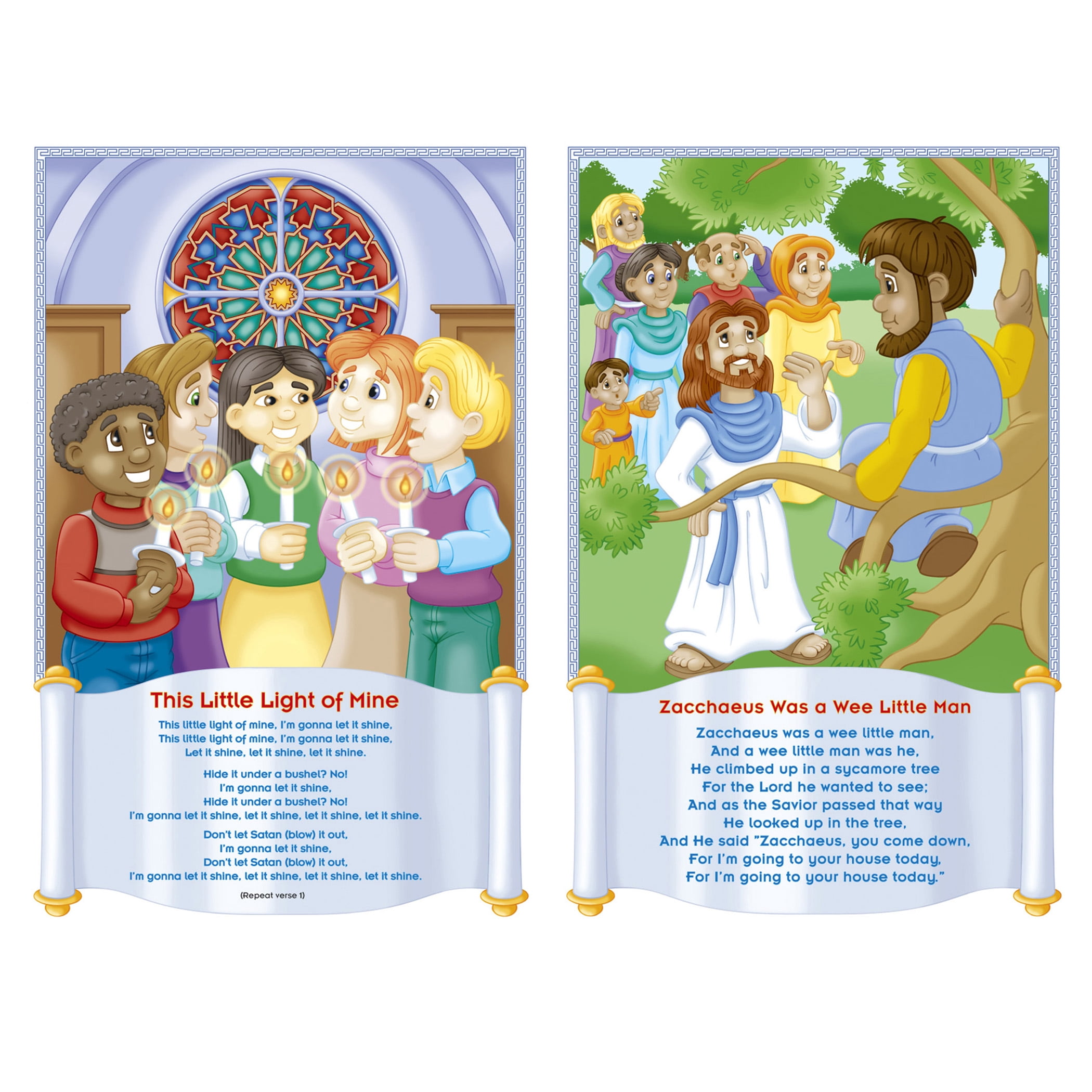 North Star Teacher Resources Children's Bible Songs Charts