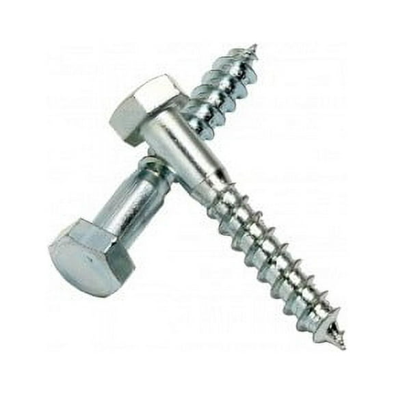 Midwest Fastener 19380270 Screw - Lag Hex Head 5/16" x 4-1/2" - Zinc Grade 2 Steel 50pk
